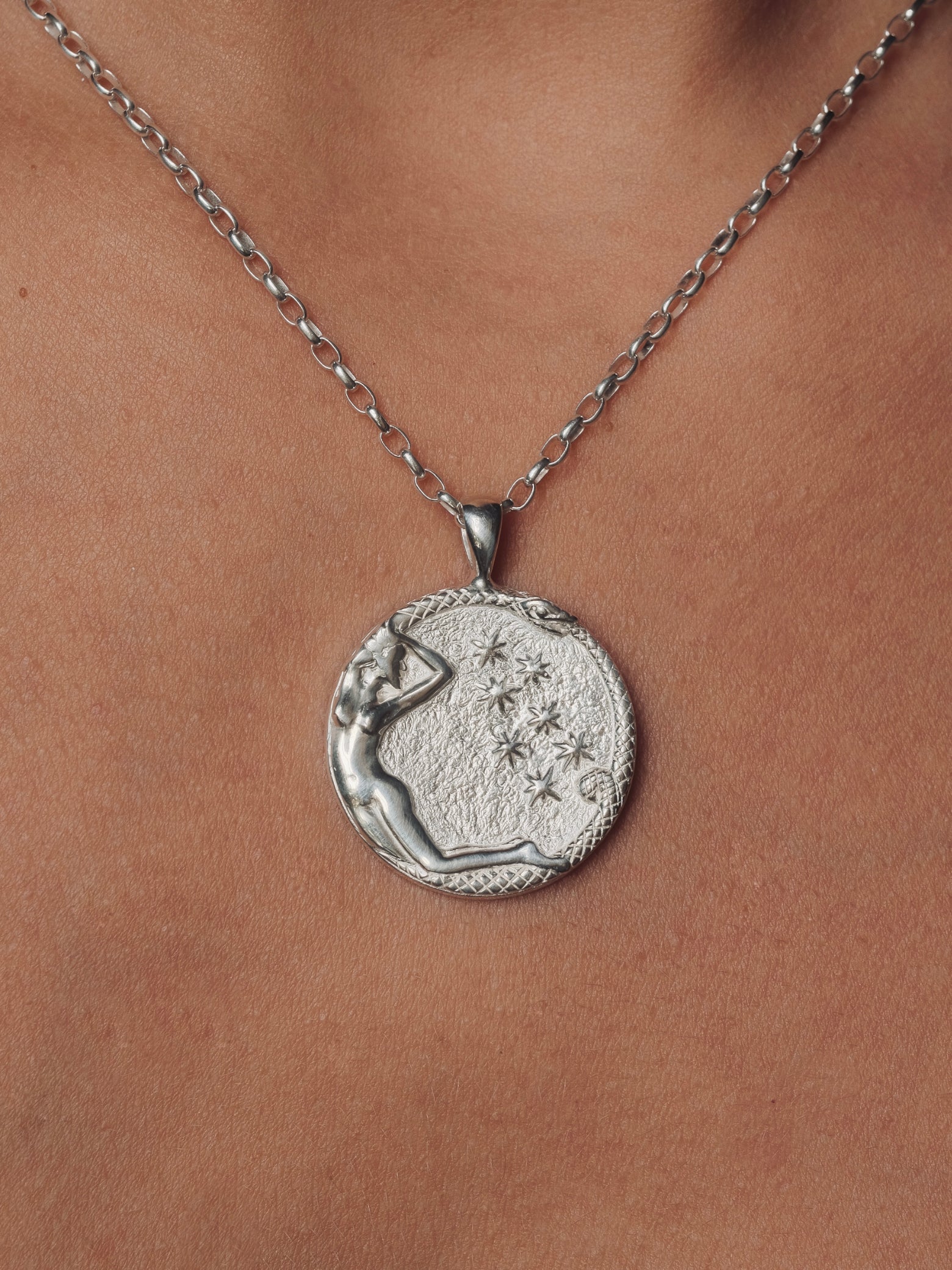 SELENE Silver Necklace