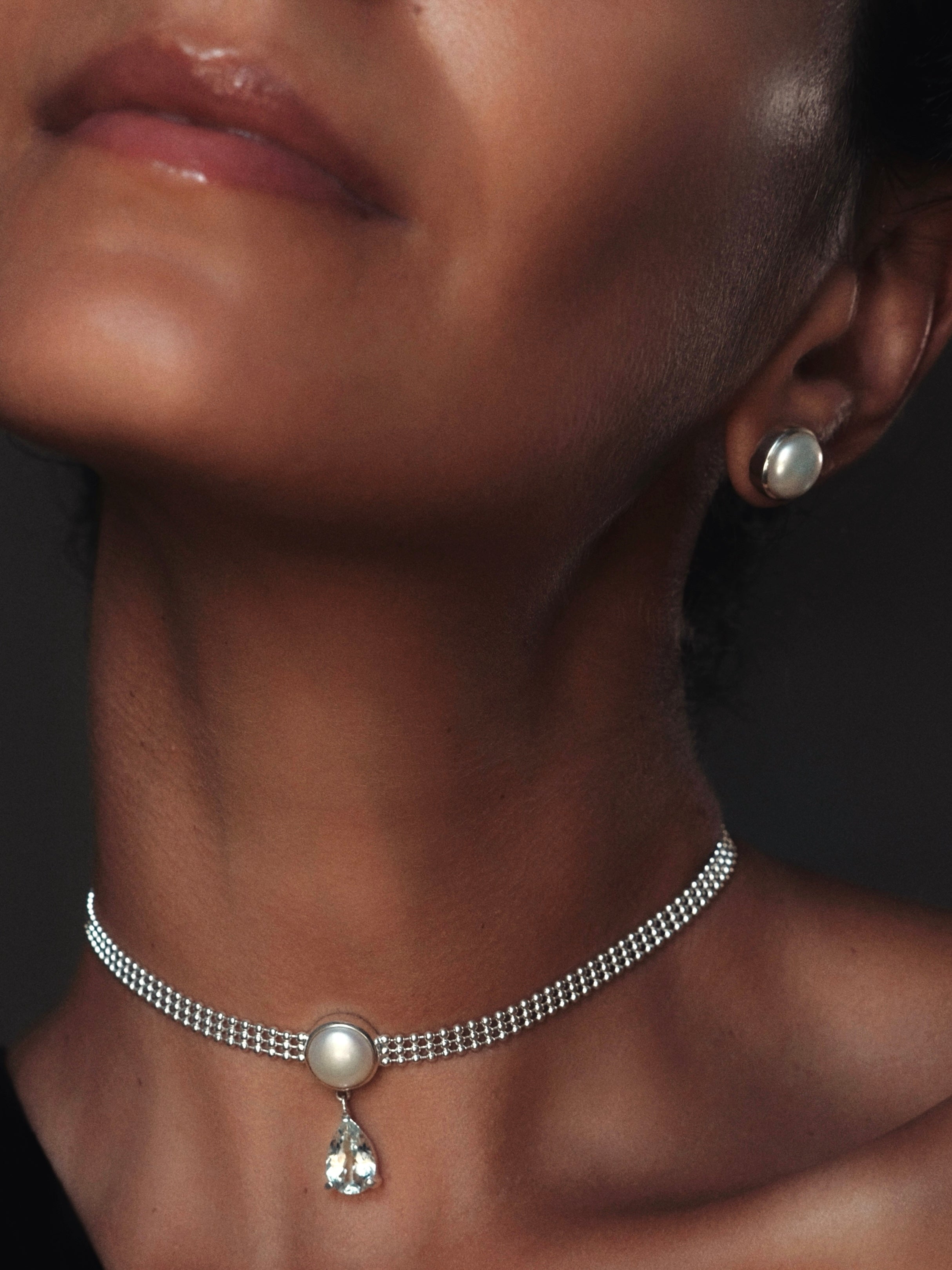 FIRENA Silver Nacklace