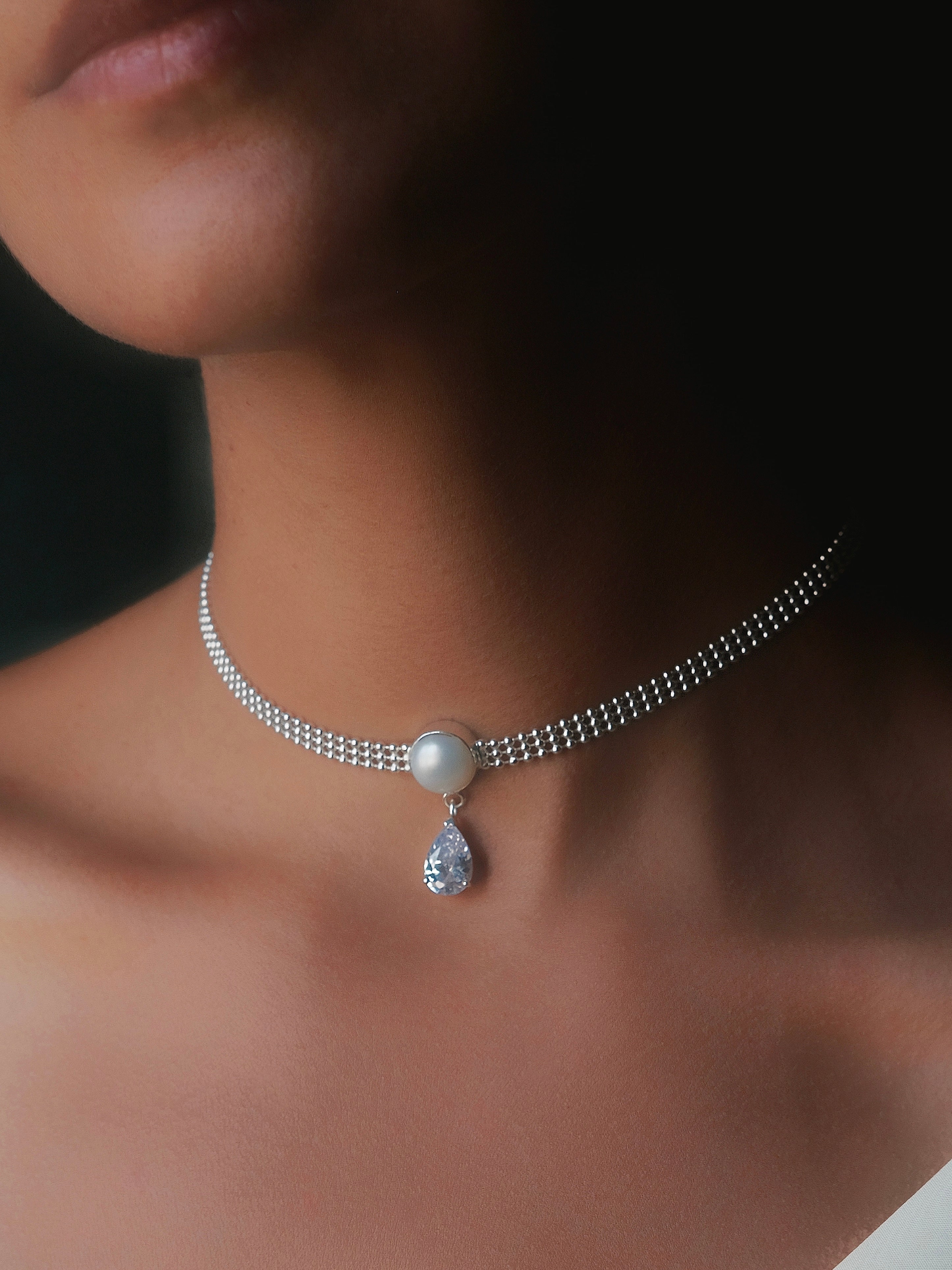 FIRENA Silver Nacklace