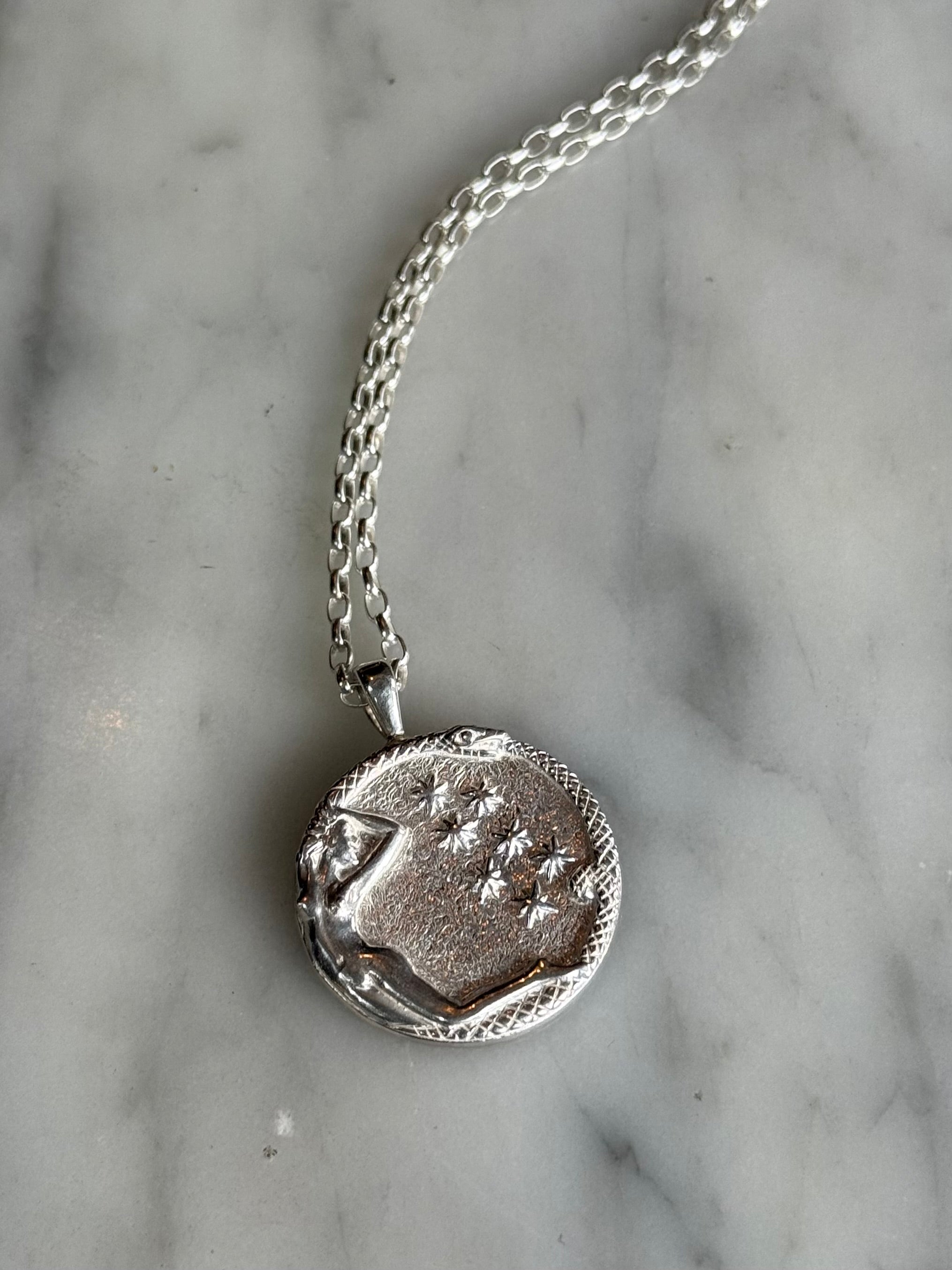 SELENE Silver Necklace