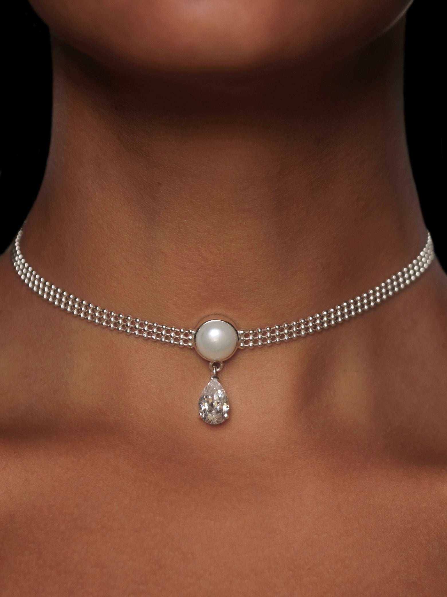 FIRENA Silver Nacklace