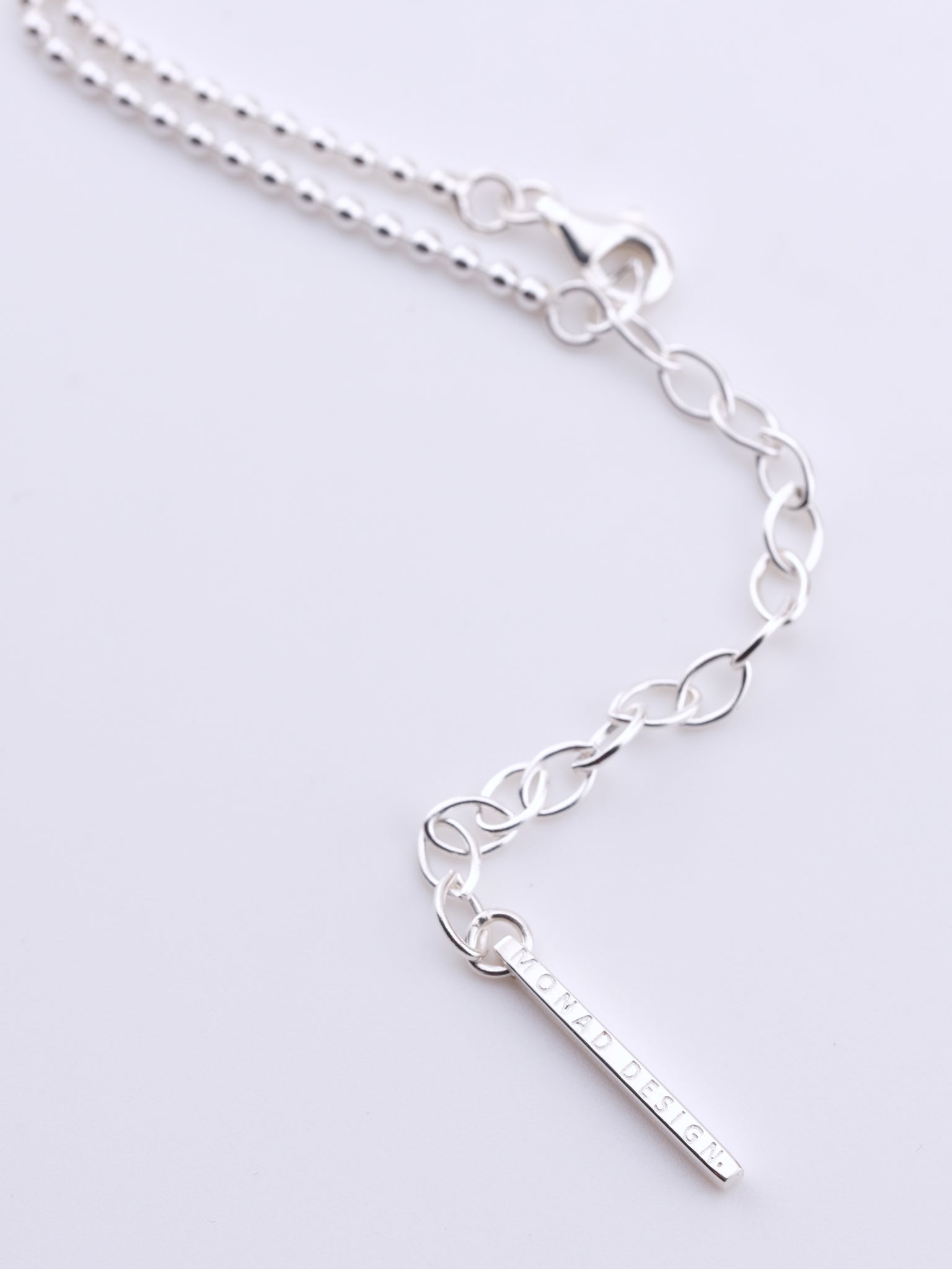 JULIA Black Spinel Silver Necklace