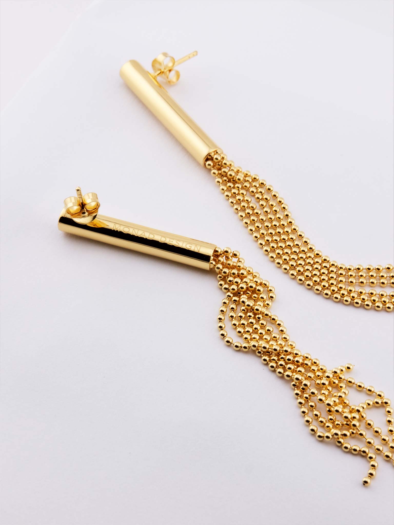 Earrings Samantha Gold back