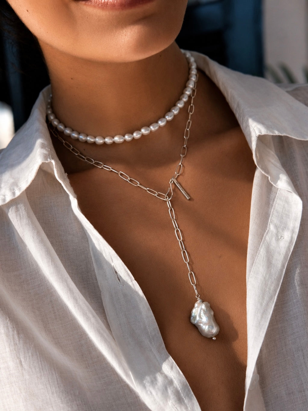 BIANCA Silver Necklace