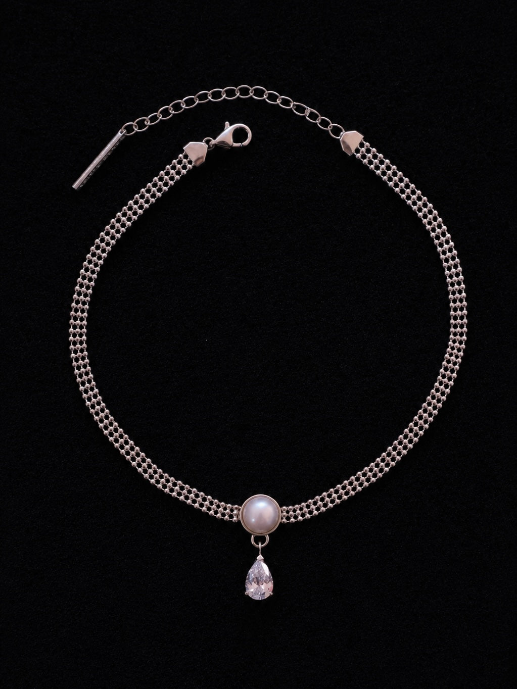 FIRENA Silver Necklace