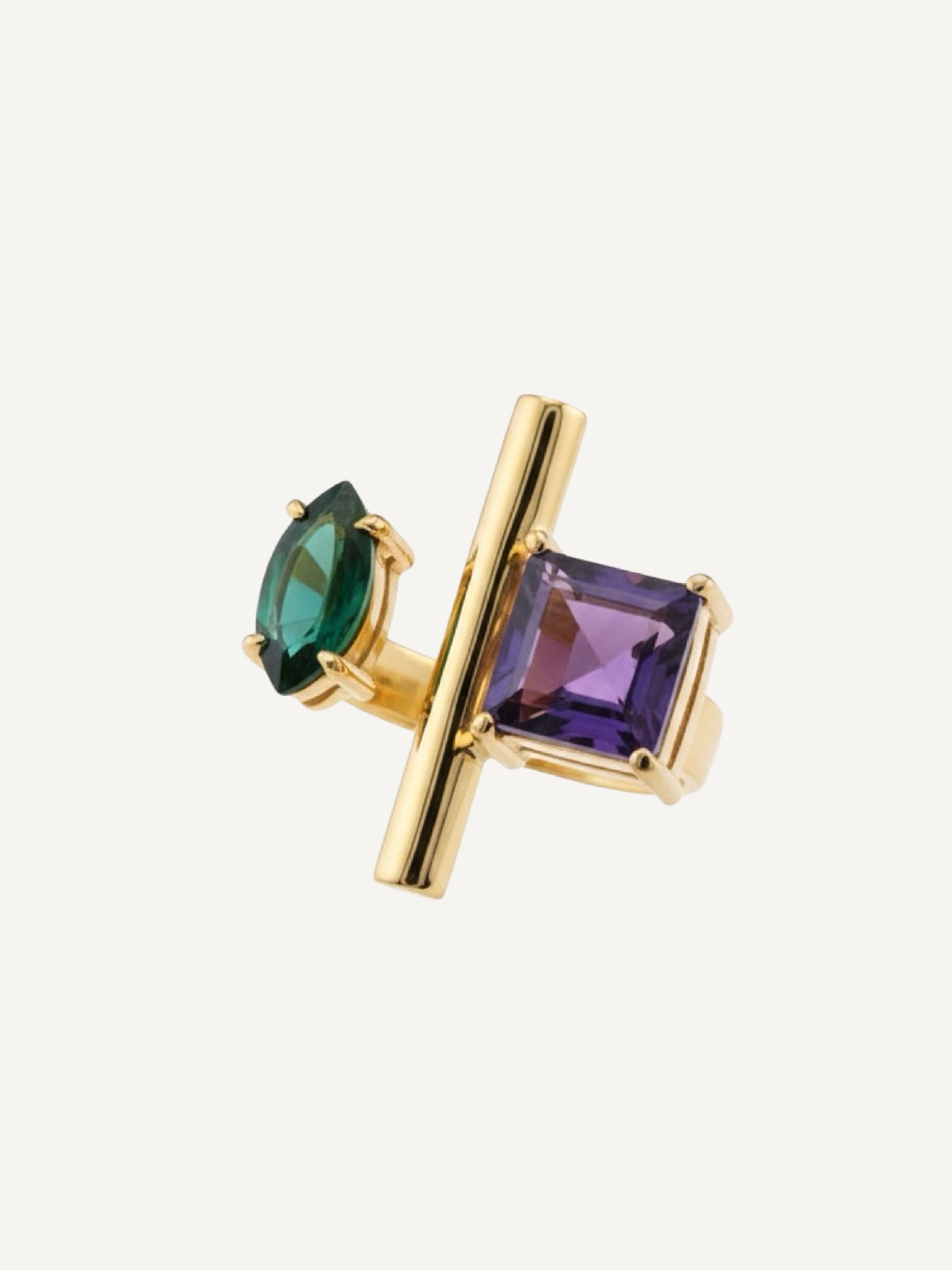 EMMA Amethyst Gold Ring by Monad Design