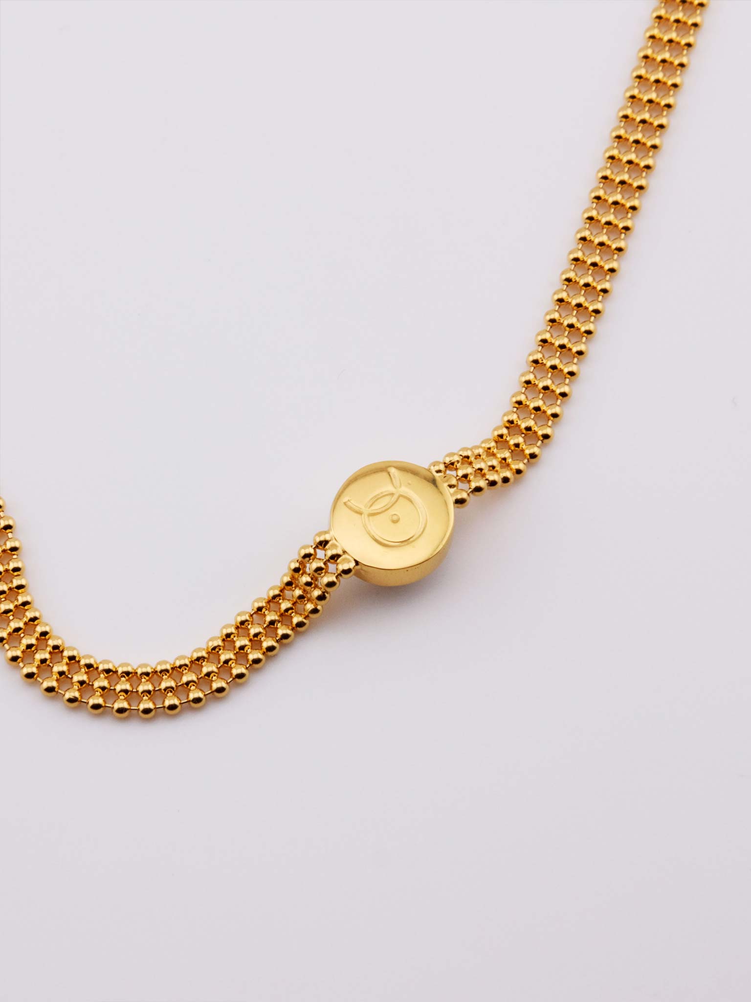 Necklace Polin Gold back
