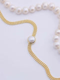 Necklace Polin Gold with pearls